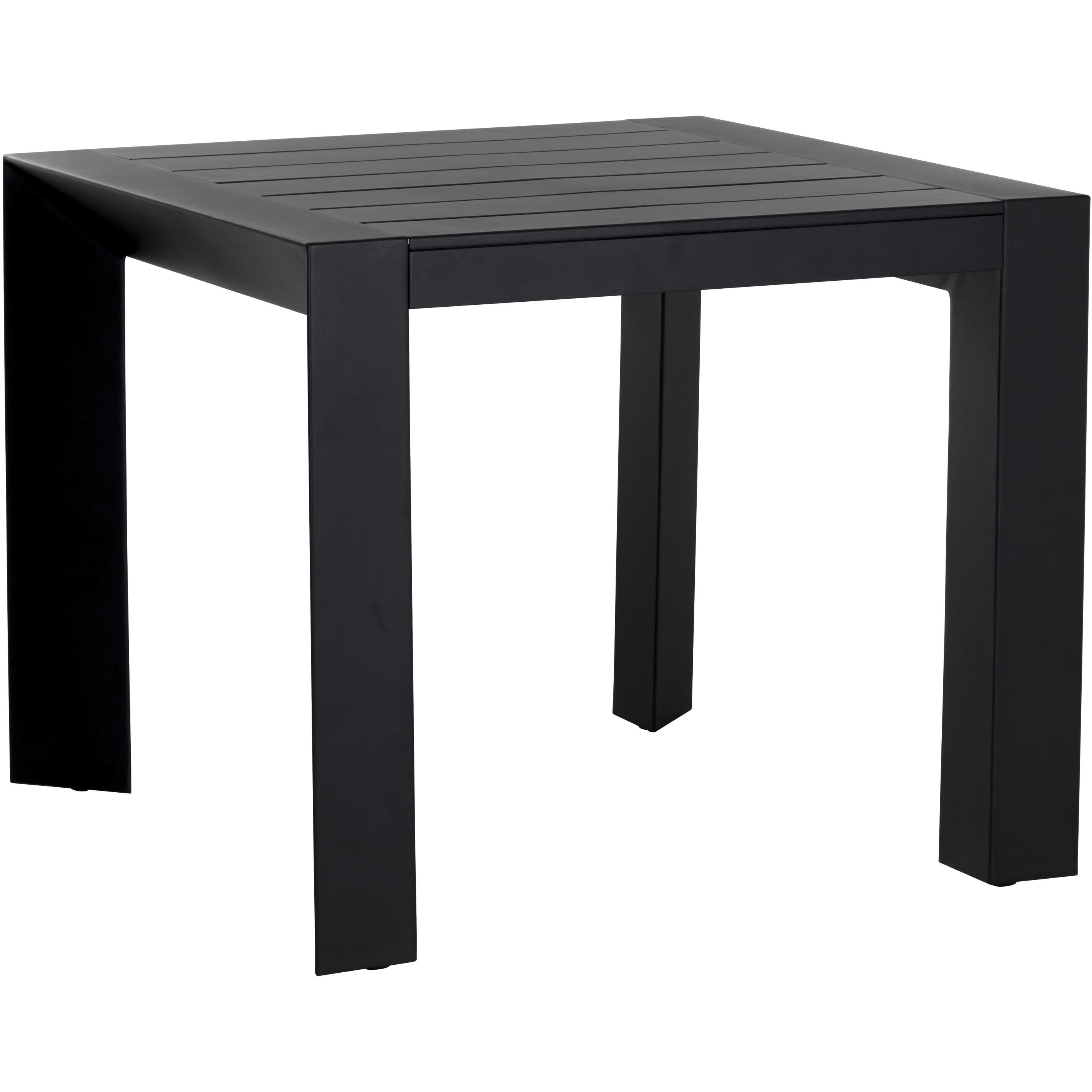 Merano 37 X 30 inch Black Outdoor Dining Table